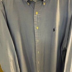 Polo Ralph Lauren, Blue Denim color, long sleeve shirt- XXL